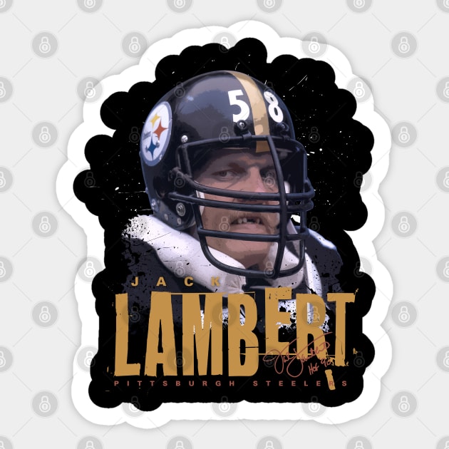 Jack Lambert Sticker by Juantamad